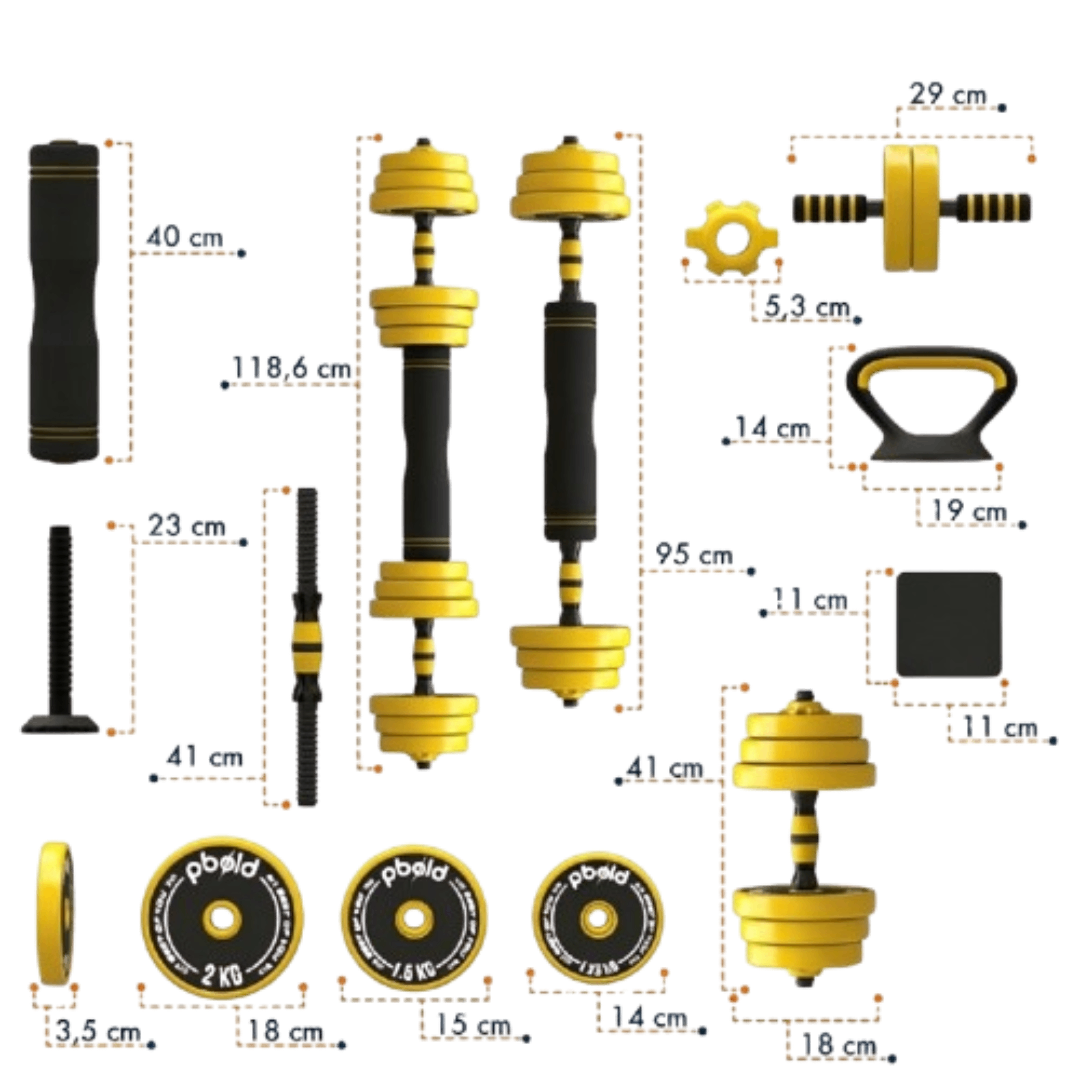 Kit De Mancuernas 20 Kg - Imagen 2