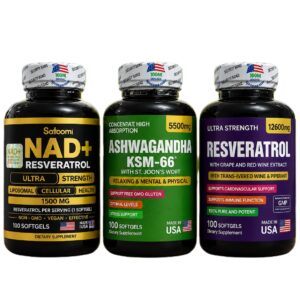 COMBO Nad + Ashwagandha + Resveratrol
